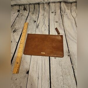 Fossil Brown Leather Bag